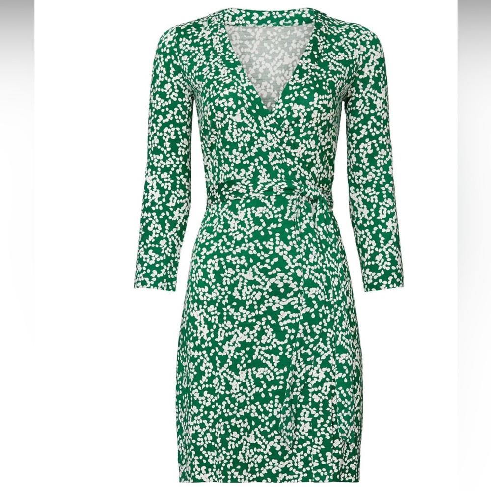 Diane von furstenburg size small green miles dress